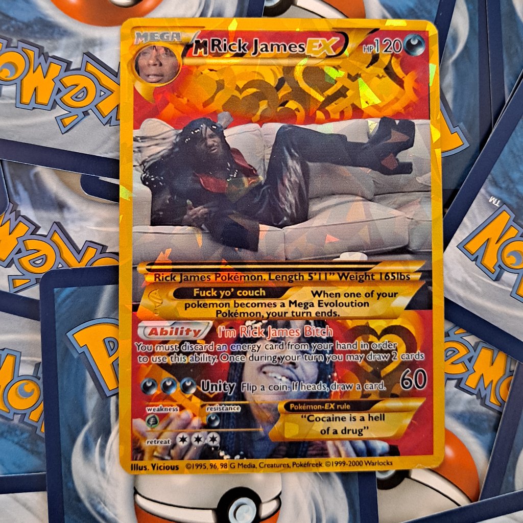 Games | Rick James Pokemon Card Chappelle | Poshmark